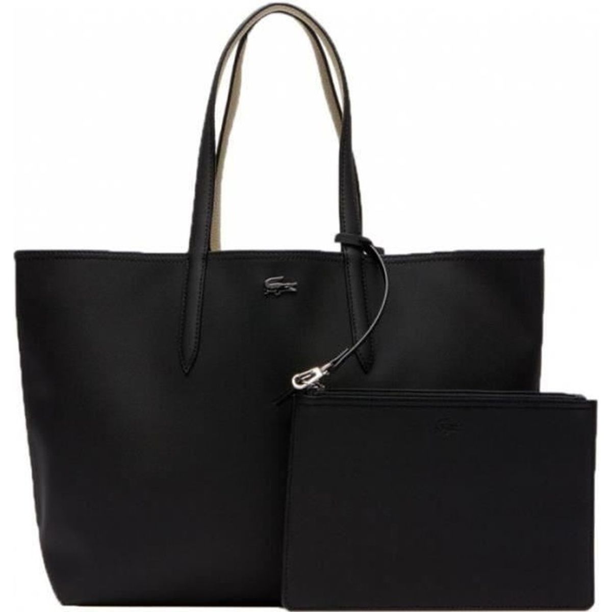 Sac cabas reversible lacoste noir hot sale