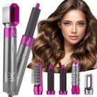 EKASN Brosse Soufflante 5 en 1 Chauffante Femme Sèche-Cheveux électrique Fer à friser Brosse pour séchage et Coiffure