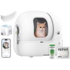 Litière automatique avec caméra - PETKIT - Purobot Max Pro - 76 L - Blanc