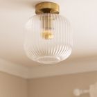 TECHBREY Plafonnier Métal et Verre Ánfora Transparent