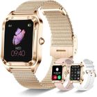 TRAHOO Montres connectées pour femme fine (réponse-faire des appels) HD 159" Fitness Tracker avec surveillance de la fréquence card[J5629]