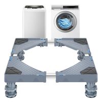 Base ajustable Marklohe support pour soulever lave-linge et réfrigérateur [en.casa]