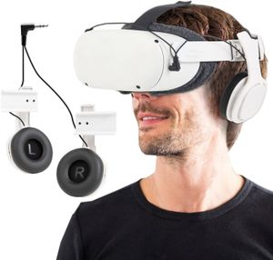 CASQUE RÉALITÉ VIRTUELLE Stereo VR Headphones Custom Made for Oculus Quest 