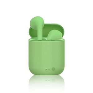 CASQUE - ÉCOUTEURS Vert-Casque d'écoute Bluetooth 5.0, sans fil I12 M