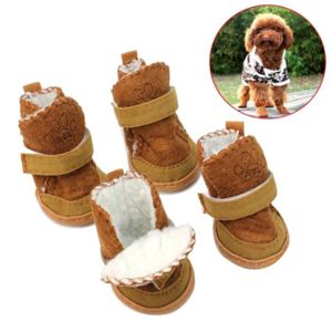Pixnor Haute qualit/é Taille L Noir Lot de 4/ chaussures imperm/éables antid/érapantes pour chien