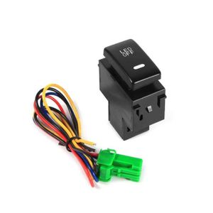 winomo voiture Interrupteur Feux diurnes Push Button interrupteur avec connecteur fil