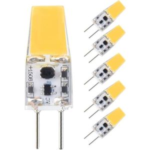 AMPOULE - LED 5-pcs 12V 3W G6.35 Ampoule LED COB Bi-Pin JC Type 