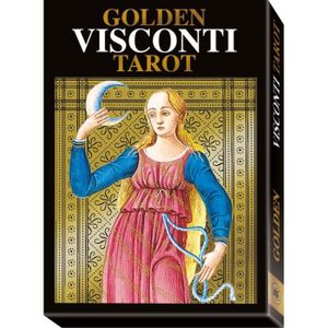 CARTES DE JEU Jeu de tarot - Tarot Golden Visconti - 22 Cartes -