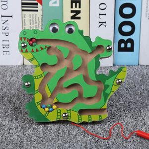 PUZZLE Jouets Éducatifs Montessori Pour Bébé - Crocodile 