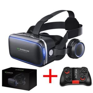 6s Xuanyang Ensemble de Lunettes VR 6/6 Plus Lunettes de réalité virtuelle avec Casque HiFi 3DVR avec poignée Bluetooth pour iPhone X 8 7 Plus 