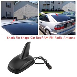 Antenne d'aileron de requin de voiture antenne de queue de toit de voiture  antenne radio de signal de modification blanc - Cdiscount Auto
