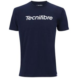 MAILLOT DE TENNIS T-shirt Tecnifibre Team Cotton - blue/marine - M