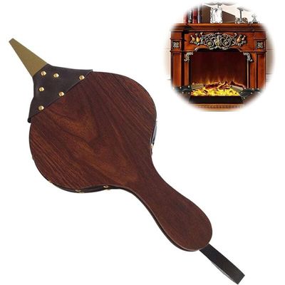 Soufflet De Cheminée En Bois AB Tools 43x19cm - Marron Foncé - Neuf Avec Garantie