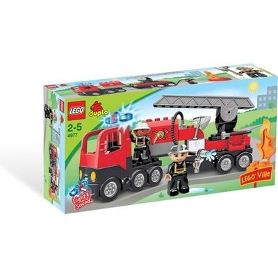 Lego Duplo, caserne de pompiers Legoville, pompier duplo afro-américain  L'incendie -  France