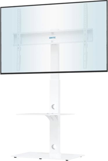Support TV Universel Pour Meuble - Pieds Réglables, Vis Incluses, Pour TV 28 à 65 Pouces - Compatible TCL, Sharp, Samsung, Etc. - Installation Facile Sans Perçage