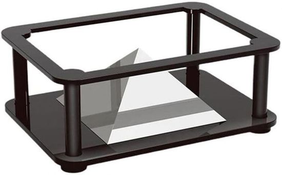 Projecteur Hologramme 3D Pyramide Pour Smartphone - Affichage 360°, Facile à Utiliser - Pour Présentation, Divertissement, Démo Produit
