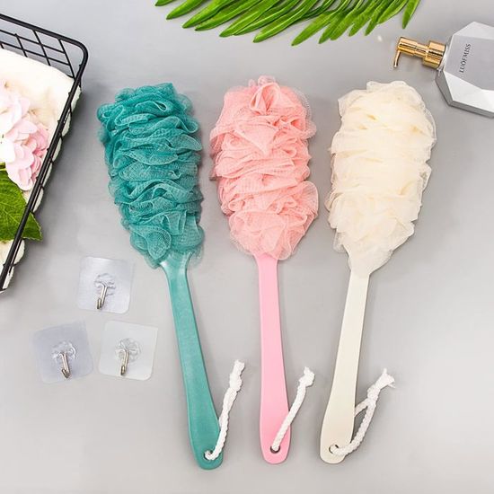 Moku Home Brosse De Douche 3 En 1 Extensible à Long Manche De 147,3 Cm