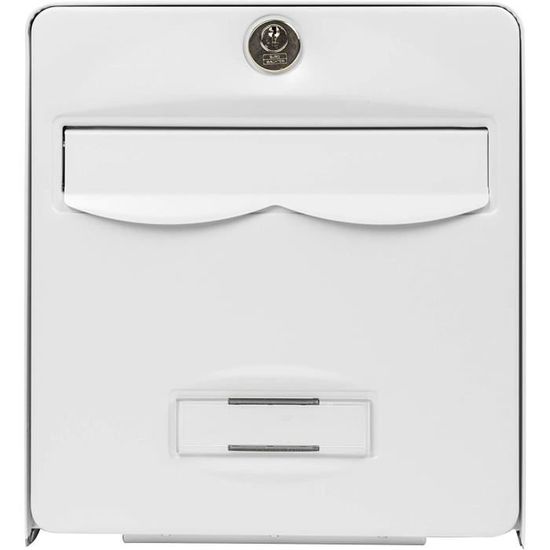 Boîte aux Lettres Normalisée en Acier Galvanisé Avec Porte à Ouverture Totale, StopCourrier