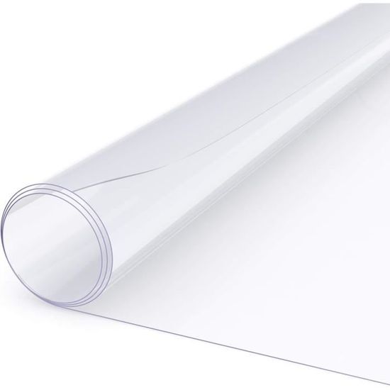 1 pieza Protector de mantel de ma de PVC transparente - por de 1,5 mm, r