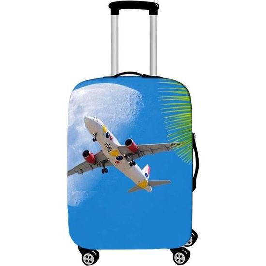 Housse De Protection Pour Valise Surwin - En Polyester+spandex Extensible - Tailles S à XL - Protège Des Rayures, Poussière, Pluie - Facile à Installer Avec Fermeture éclair