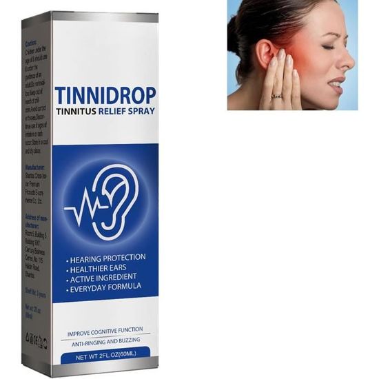 Spray Anti-Acouphnes,Soulagement des Acouphnes Auriculaires,Spray pour le Traitement des Oreilles - Cdiscount Au quotidien Spray Anti-Acouphnes,Soulagement des Acouphnes Auriculaires,Spray pour le Traitement des Oreilles - Cdiscount Au quotidien
