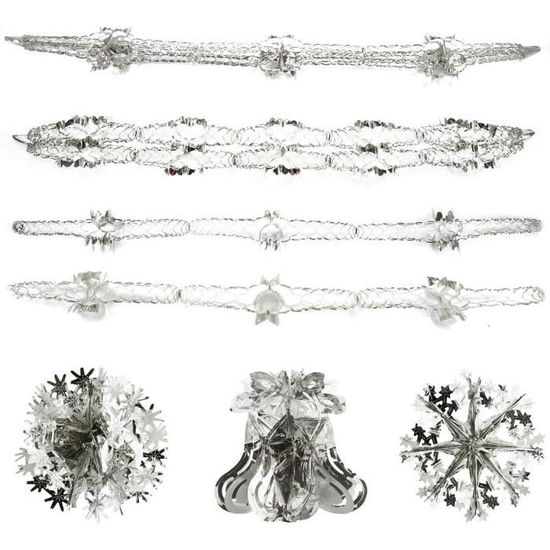 Lot De 3 Décorations De Plafond De Noël, Guirlandes De Noël En Lot De 3 Décorations De Plafond De Noël, Guirlandes De Noël En