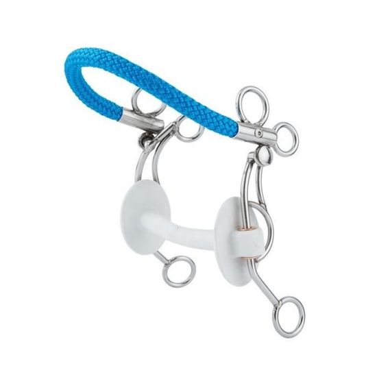 Épandeurs D'attelage Pour Cheval De Trait – 7 Anneaux, Taille 3/4 Snap, Bleu/blanc (neuf)