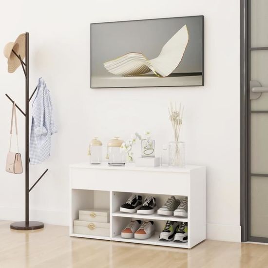 2x Schuhabtropfschale groß, Kunststoff Schuhablage für 6 Schuhe, Profil  Schmutzfang, HxBxT: 3 x 75 x 38 cm, schwarz