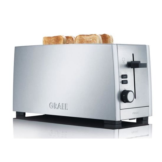 GRAEF TO100 Grille-pain - Inox