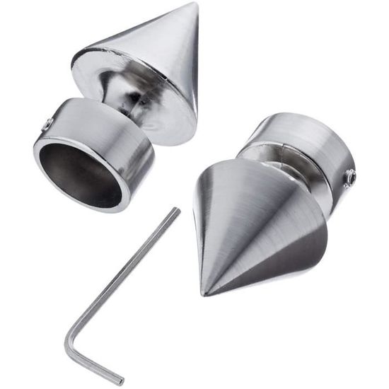 Lot De 5 Broches Coniques En Acier Inoxydable N°4 - Grand Bout 0.250", Petit Bout 0.208", Longueur 2"