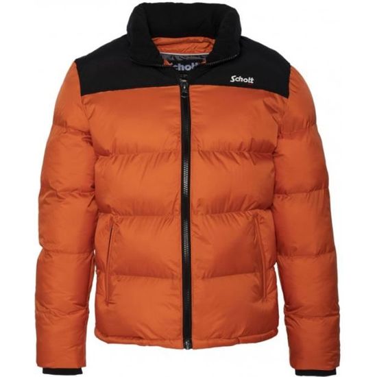 Doudoune Schott UTAH R f. UTAH ORANGE. Couleur Orange Noir