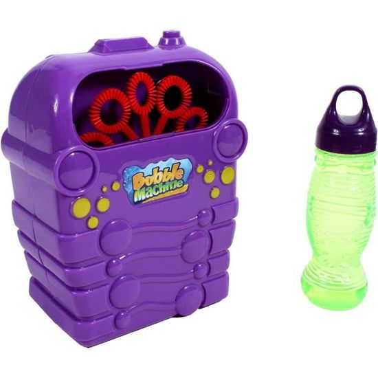 BLUE SKY Machine à Bulles Violette – 17 Cm, Avec Flacon 120 Ml – Fonctionne Sur Piles AAA – Jeu De Plein Air Dès 3 Ans – Un Classique Pour Les Enfants