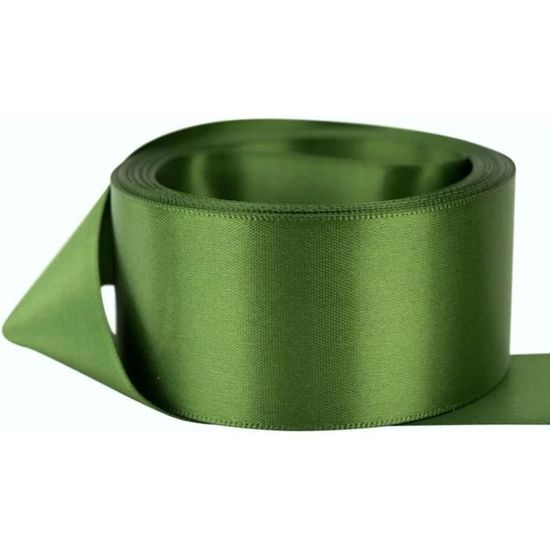 POPOYU Ruban Satin 25mm, 23 Mètres Bleu Marine Rubans De Tissu Pour Emballage Des Cadeaux Pour Fête Noël Halloween, Artisanat, Bouquets, Projets De Couture, Anniversaire Et Mariage Gâteau Décoration