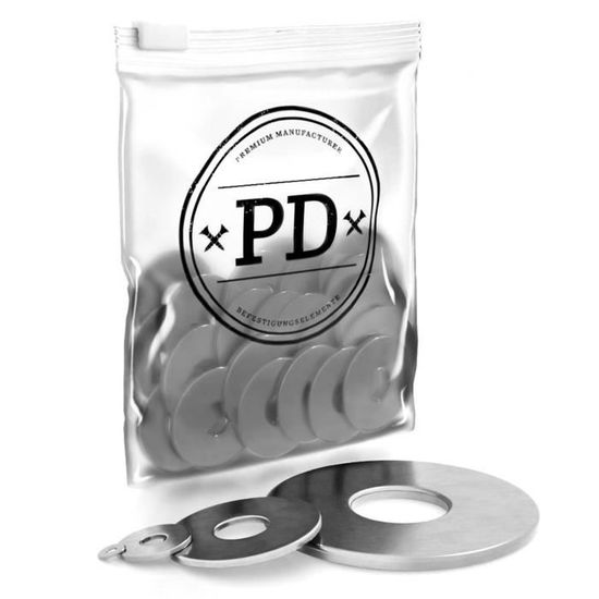 Lot de 15 rondelles acier, Diam.12 mm STANDERS | Leroy Merlin
