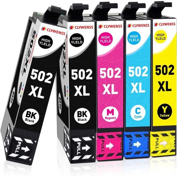 Cartucce Inchiostro Compatibili 502 XL 4 Pezzi – Per Epson XP-5100 WF-2860 – Alta Capacità