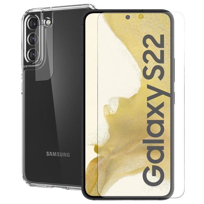 Protection intégrale Verre Trempé Samsung Galaxy S22 6.1 +Verre