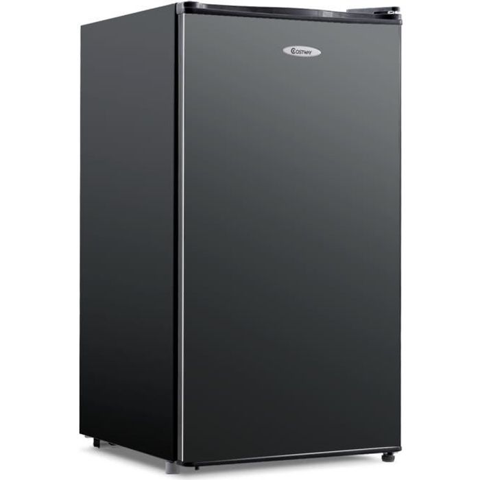 DREAMADE Mini-Réfrigérateur, Capacité 91L, 230V, 50HZ Frigo Combiné avec 4 Niveaux de Clayettes, Compartiment à Légumes