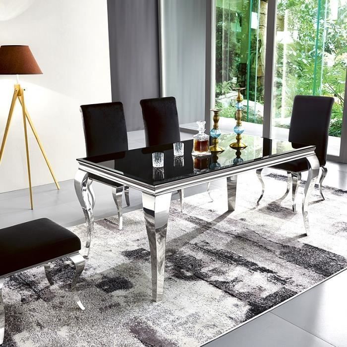 Table à manger design EMA - Noir