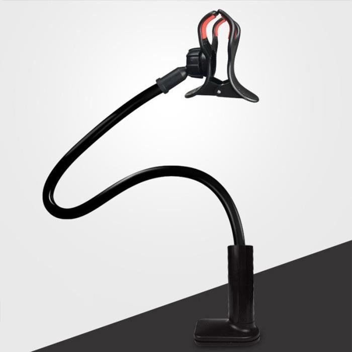 Support Mobile Support pour téléphone pour lit paresseux Flexible, Support de Base pour montage Support de bureau - Black - ALYZ3288