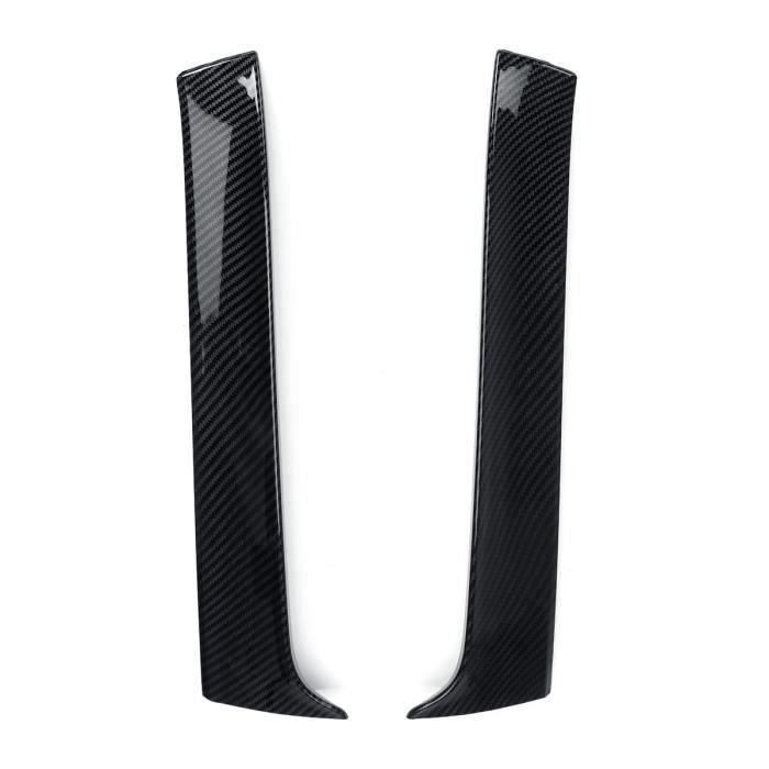 1X aile Spoiler de lunette arrière voiture 2 pcs noir brillant Carbone Look Pour VW Golf 7 R Variant Wagen 2014-2017 noir Bo50128