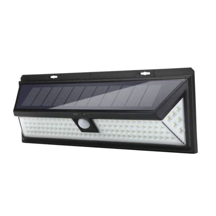 AITECH lampe solaire exterieur 118 LED avec détecteur de mouvement 270 ° Éclairage 3 modes 1200 lm IP65 Étanche Lumière solaire LED
