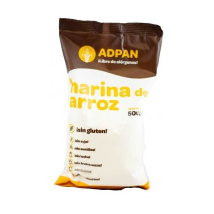 ADPAN - Farine de riz sans gluten 500 g de poudre