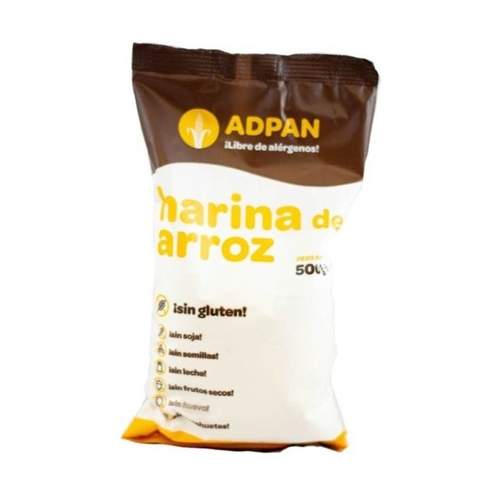 ADPAN - Farine de riz sans gluten 500 g de poudre