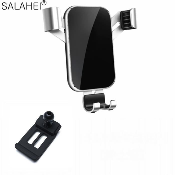 Supports voiture,Support De Téléphone Portable Pour Voiture Supports Support GPS Gravité Navigation POUR Audi Q5 2010 - Type silver
