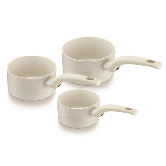 Set 3 casseroles Argilo - D: 16 à 20 cm