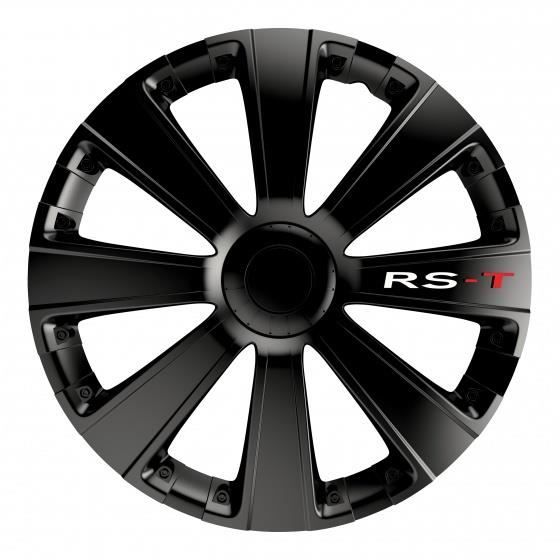 Carpoint enjoliveurs RS-T 14 pouces ABS noir ensemble de 4
