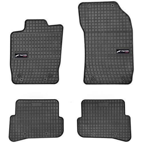 Tapis Voiture / Auto - Caoutchouc - Sur Mesure pour RENAULT SCENIC 3 (04/09 - 10/16) - 4 pièces