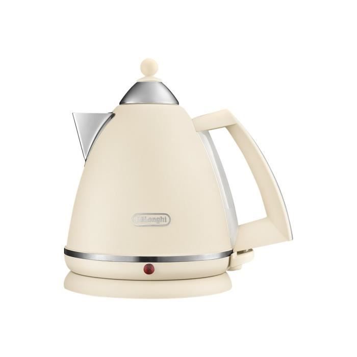 De'Longhi Argento Flora KBX2016.BG Bouilloire 1.7 litres 2000 Watt beige