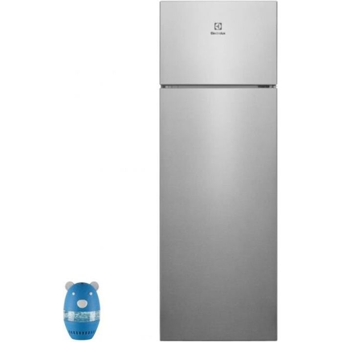 ELECTROLUX réfrigérateur frigo double porte inox 242L Froid statique LowFrost