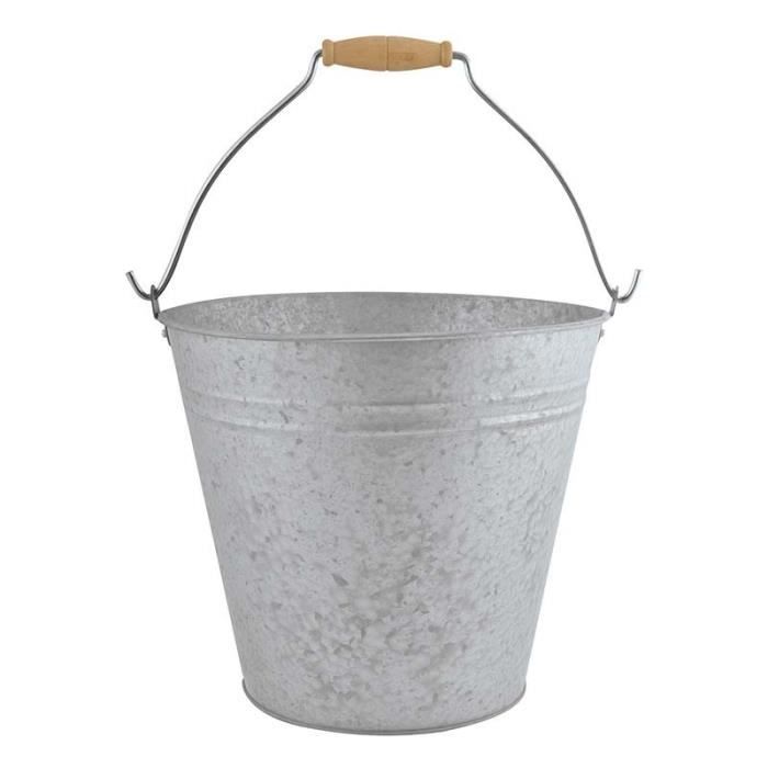 Seau Zinc patiné 9.5L